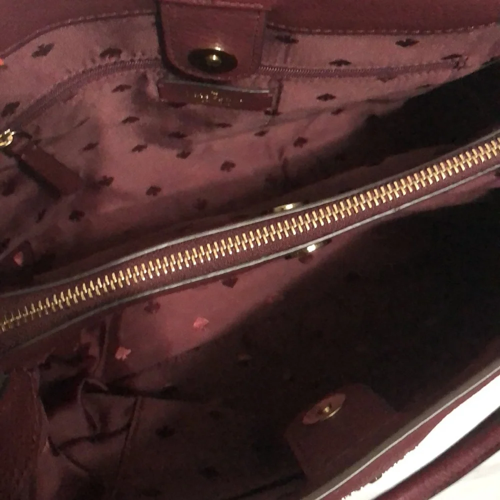 kate spade structured pebbled